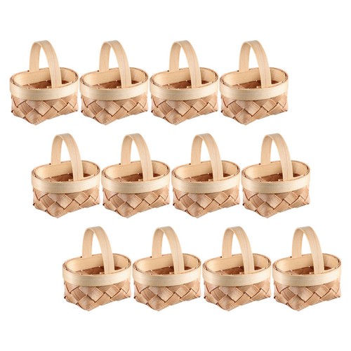 Pcs mini straw baskets with - 20,