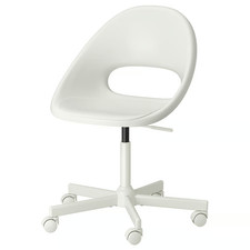 New IKEA Modern White Swivel