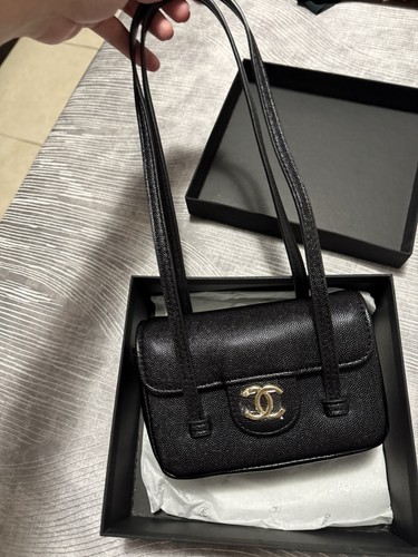 Chanel beauty black makeup bag - chanel,