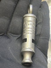British Whistle The Metropolitan Patent 5727.08 J Hudson 13 Barr Street