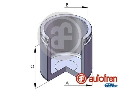 Front piston brake caliper - piston,