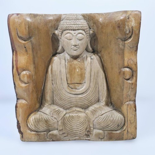 Wooden statue buddha - statue,