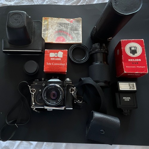 Zenit black vintage slr film - zenit,