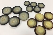 BUTTONS x 5  tree trunk slice