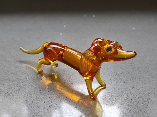Vintage amber art glass - vintage,