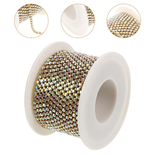 Multicolor rhinestone chain - multicolor,