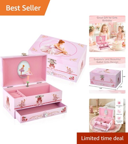 Polished wooden ballerina - polished,