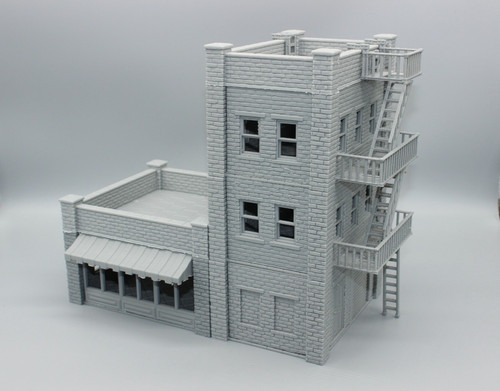 Scale city building - 1/48,