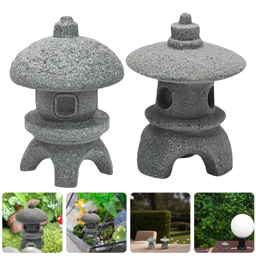 2pcs realistic japanese pagoda - japanese,