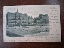 Brighton Hotel Metropole And The Grand Hotel Stengal & Co Postcard Posted 1901