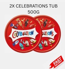 Celebrations Milk Chocolate & Biscuit Bars Sharing Tub 500g * 2 (PACK OF 2)