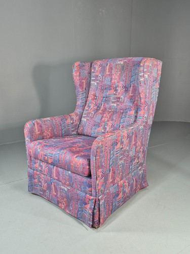 Vintage danish wingback chair - vintage,