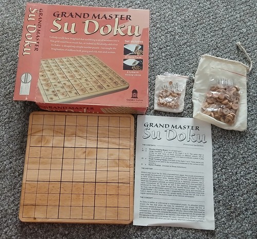 Grandmaster sudoku wooden game - grandmaster,