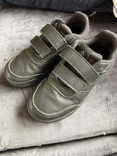 Boys black adidas trainers - boys,