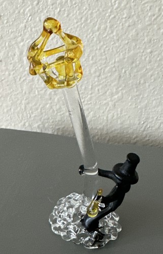 Hand blown spun - blown, glass