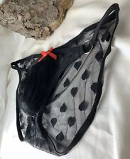 Gentlemen’s Sheer Translucent Panties With Red Bow Detailing! See What’s Within!