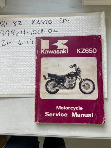 Kawasaki kz650 service - 81-82,