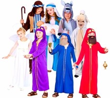 Child Holy NATIVITY Christmas Play Fancy Dress Costume Mary Joseph Wise Men Star