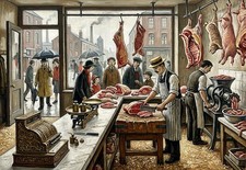 Traditional  Butchers Shop