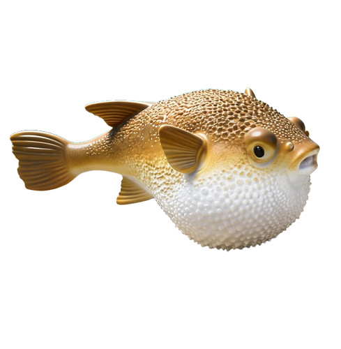 Puffer fish toy action - action, figure