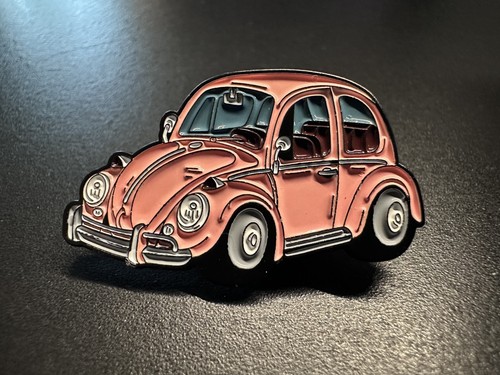 Volkswagen beetle enamel - volkswagen, pin