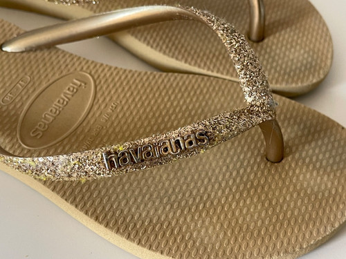 Havaianas slim glitter gold - havaianas,