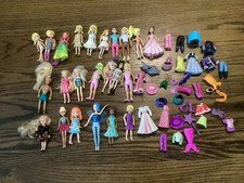 Mega Polly Pocket & Others Bundle - 29 Figures and Clothing