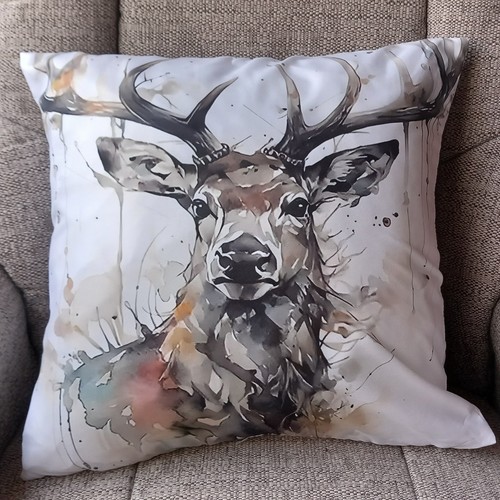 Deer stag cream white - ,