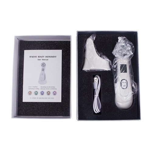 Ems facial beauty device with - beauty,