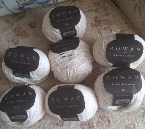 50g balls rowan cotton - 50g, of