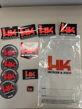 HK Bundle Patch & Decal Heckler & Koch USP VP9 MP5 P30 Tactical 12 pack