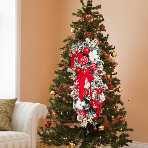 Christmas stairway swag - christmas,