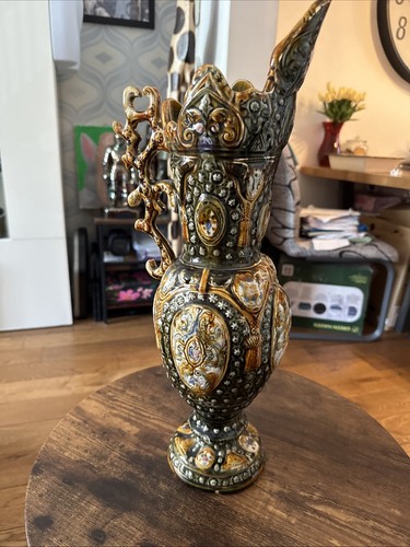 Large green glazed italian - large,