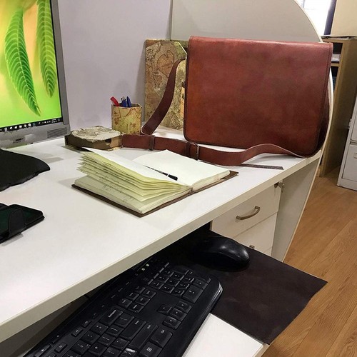 Vintage leather bag mens - leather,