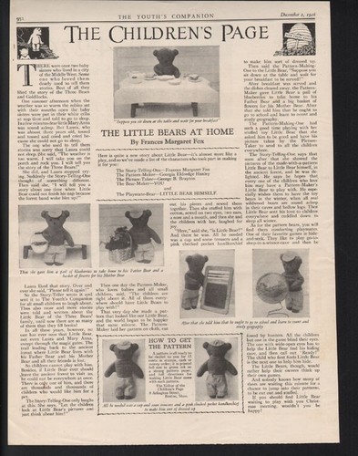 1926 teddy bear toy - 1926,