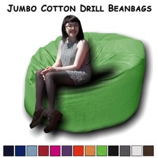 Cotton Bean Bag Chair Huge Jumbo Big Giant Lounger Couch Seat Sac Gaming