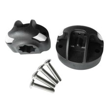 2 pieces Kayak Boat Sea Fishing Rod Holder Semicircular Mount Base Tackle Kit