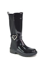 Girls Black Boots Infants Kids