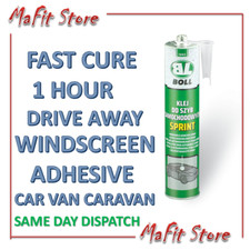 WINDSCREEN 1 HOUR SEALANT GLASS BONDING ADHESIVE GLUE CAR VAN T5 FAST BOND BOLL