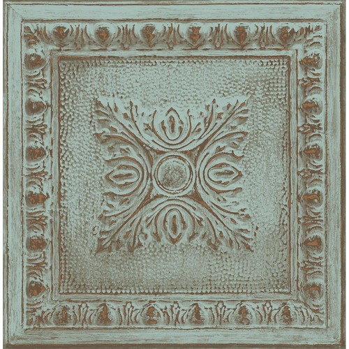 Restored tin ceiling look - restored,