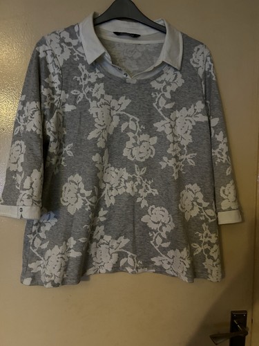 Lightweight jumper with - with, floral