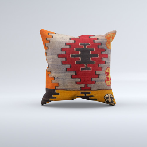 Vintage turkish kilim cushion - vintage,