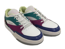 Ellesse Unisex Urto Trainers Size 5 White/Dark Blue/Purple Leather New F1