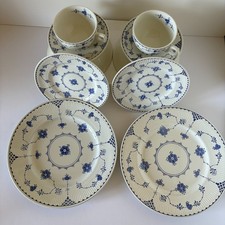 10 Pieces Blue Denmark Furnivals Ltd England