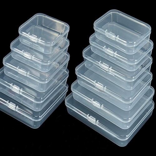 Clear small plastic storage - clear,