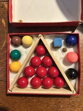 Vintage Durolite Snooker Balls