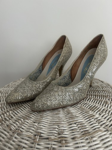 Ladies silver glitter - silver,