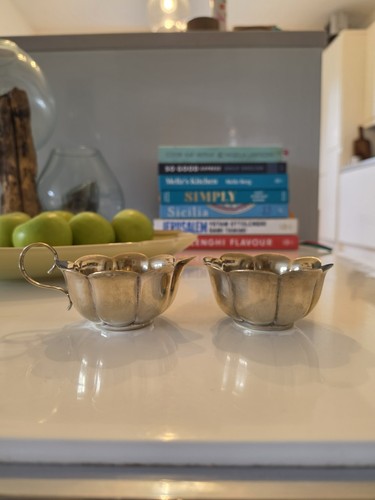 Vintage silver plated creamer - silver,
