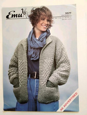 Vintage Emu Knitting Pattern