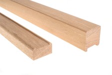 Staircase Handrails Square Profile Handrial & Base Rail Pine Oak Glass Spindles